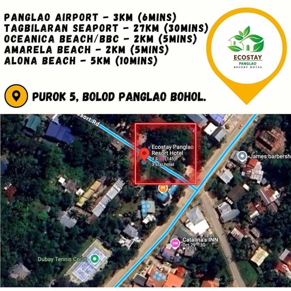Ecostay Panglao Resort Hotel ภายนอก รูปภาพ